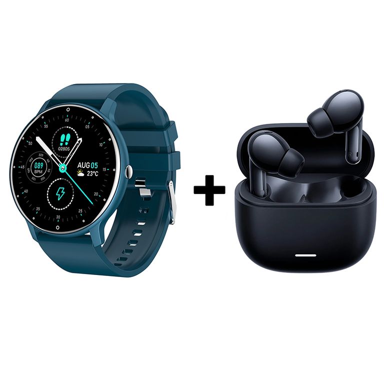 Audifonos bluetooth Redmi Buds 6 Lite y ZL02 Reloj inteligente