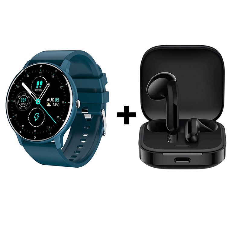Audifonos bluetooth Redmi Buds 6 Active y ZL02 Reloj inteligente