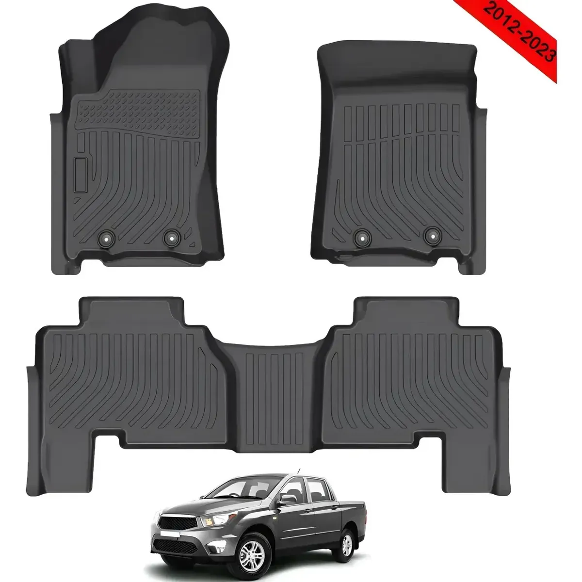 KUANGYE - Piso Rigido Calce Perfecto Para Ssangyong Actyon Sport 2012 A 2023