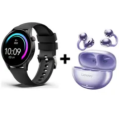 LENOVO - Audifonos bluetooth Clip TA140 y Y85 Reloj inteligente