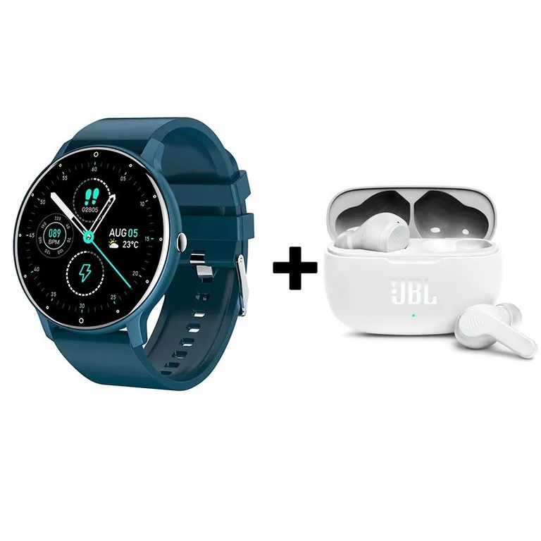 Audifonos bluetooth WAVE200TWS y ZL02 Reloj inteligente