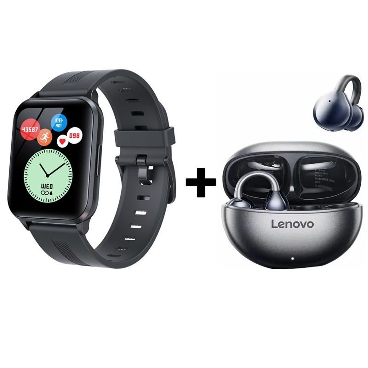 LENOVO - Audifonos bluetooth Lenovo TA410 y Y79 Reloj inteligente