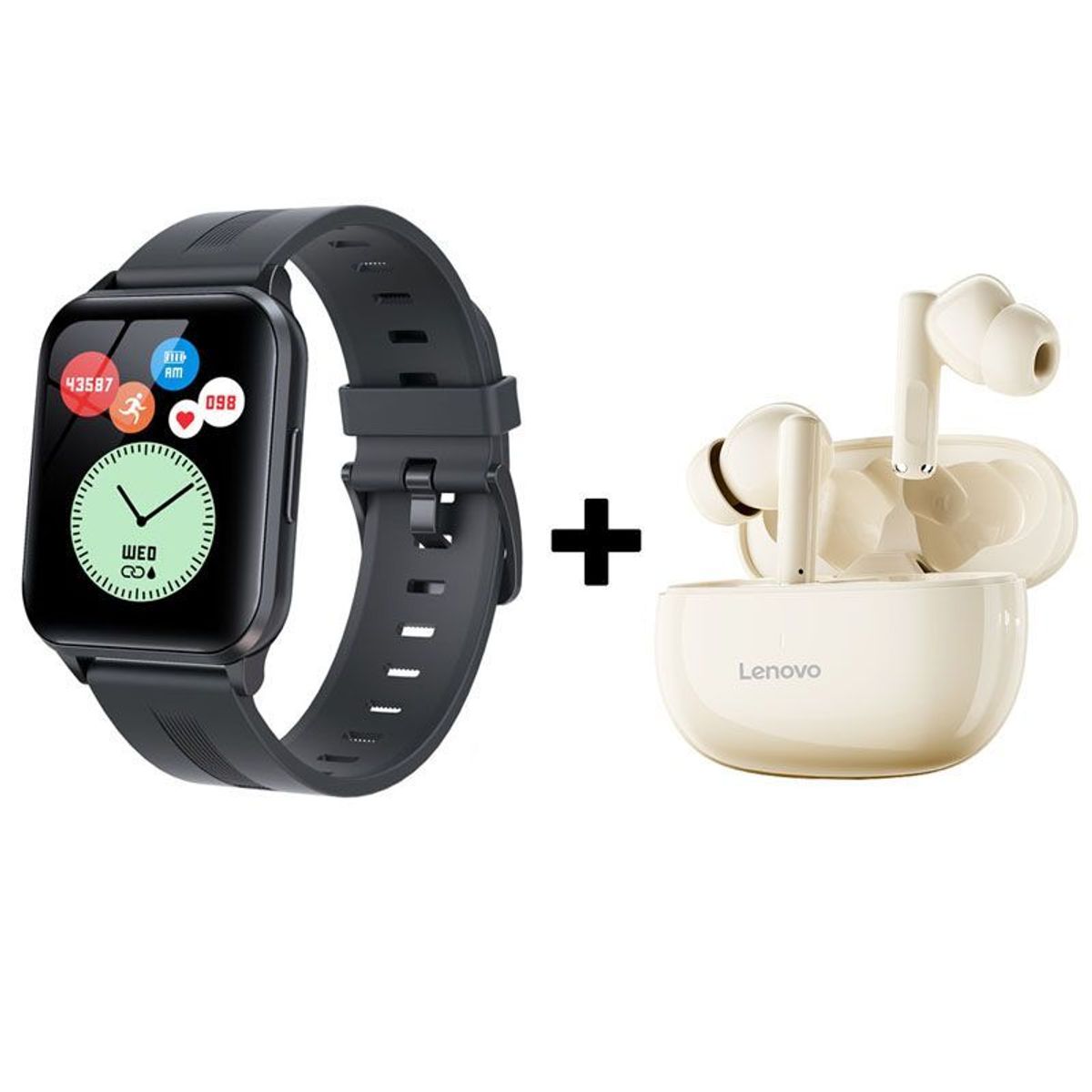 LENOVO - Audifonos bluetooth Lenovo TA210 y Y79 Reloj inteligente