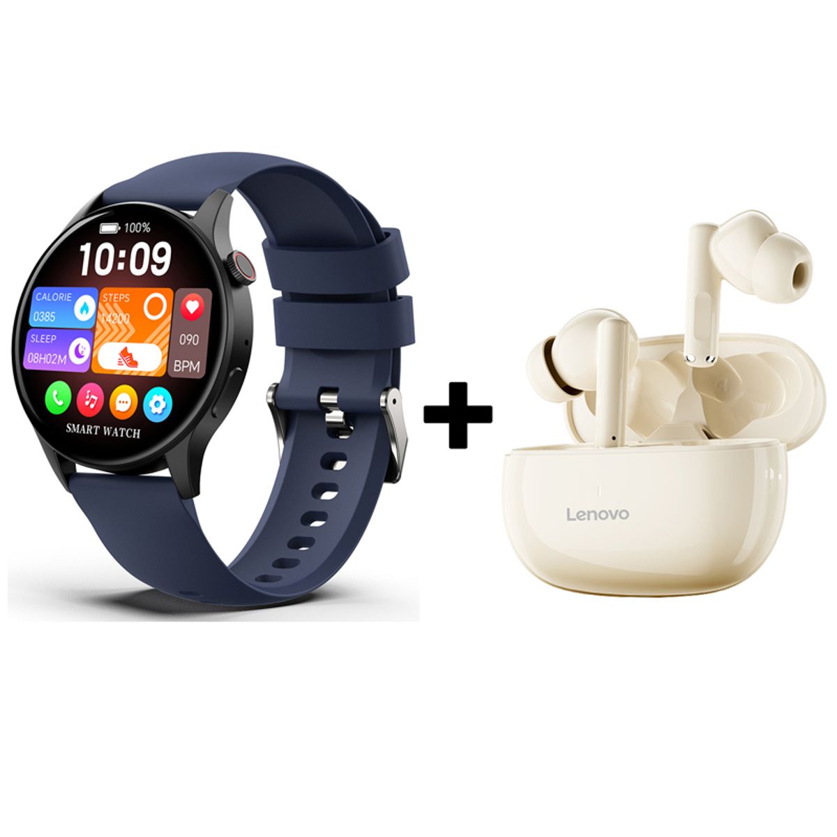 LENOVO - Audifonos bluetooth Lenovo TA210 y Y85 Reloj inteligente