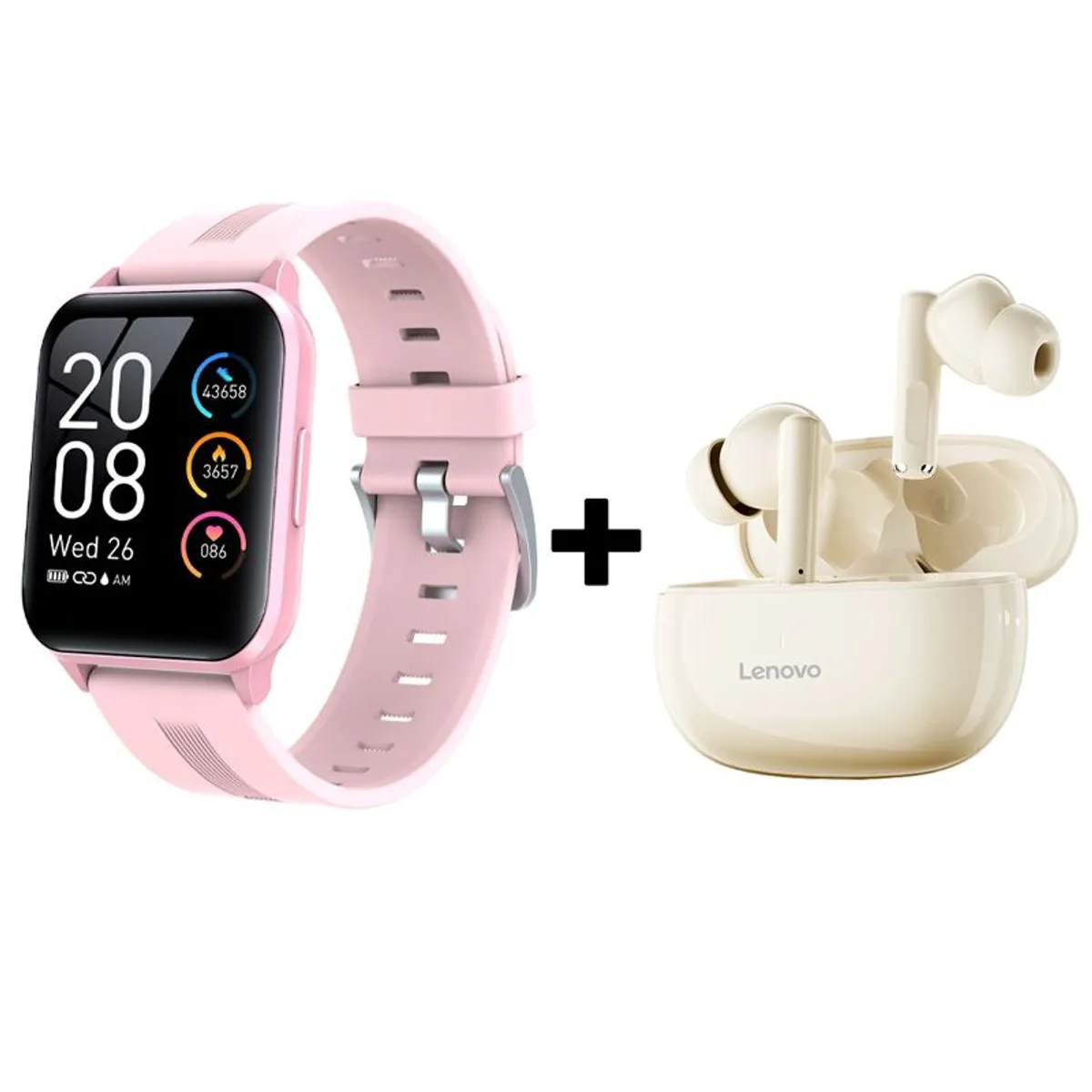 LENOVO - Audifonos bluetooth Lenovo TA210 y Y79 Reloj inteligente