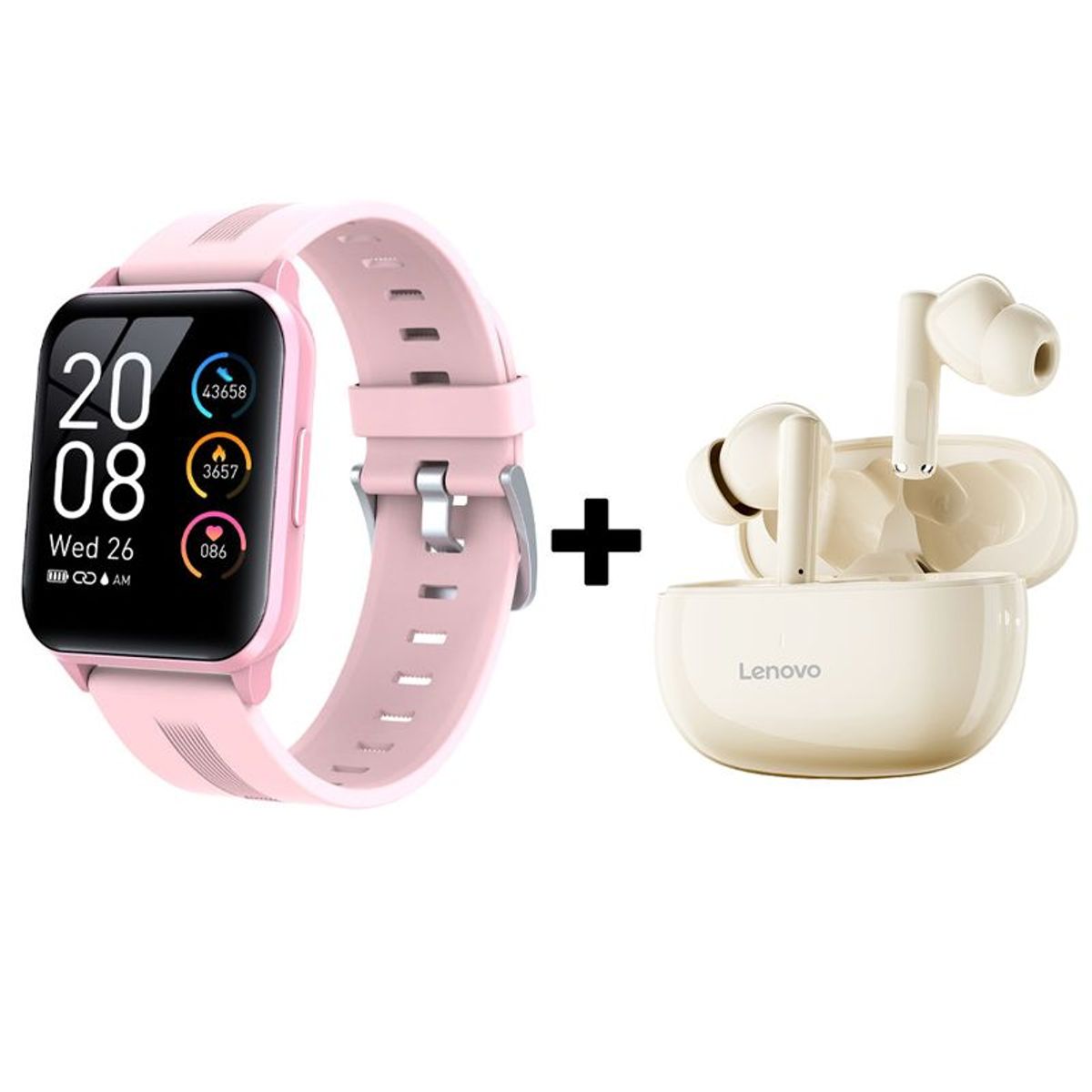 LENOVO - Audifonos bluetooth Lenovo TA210 y Y79 Reloj inteligente