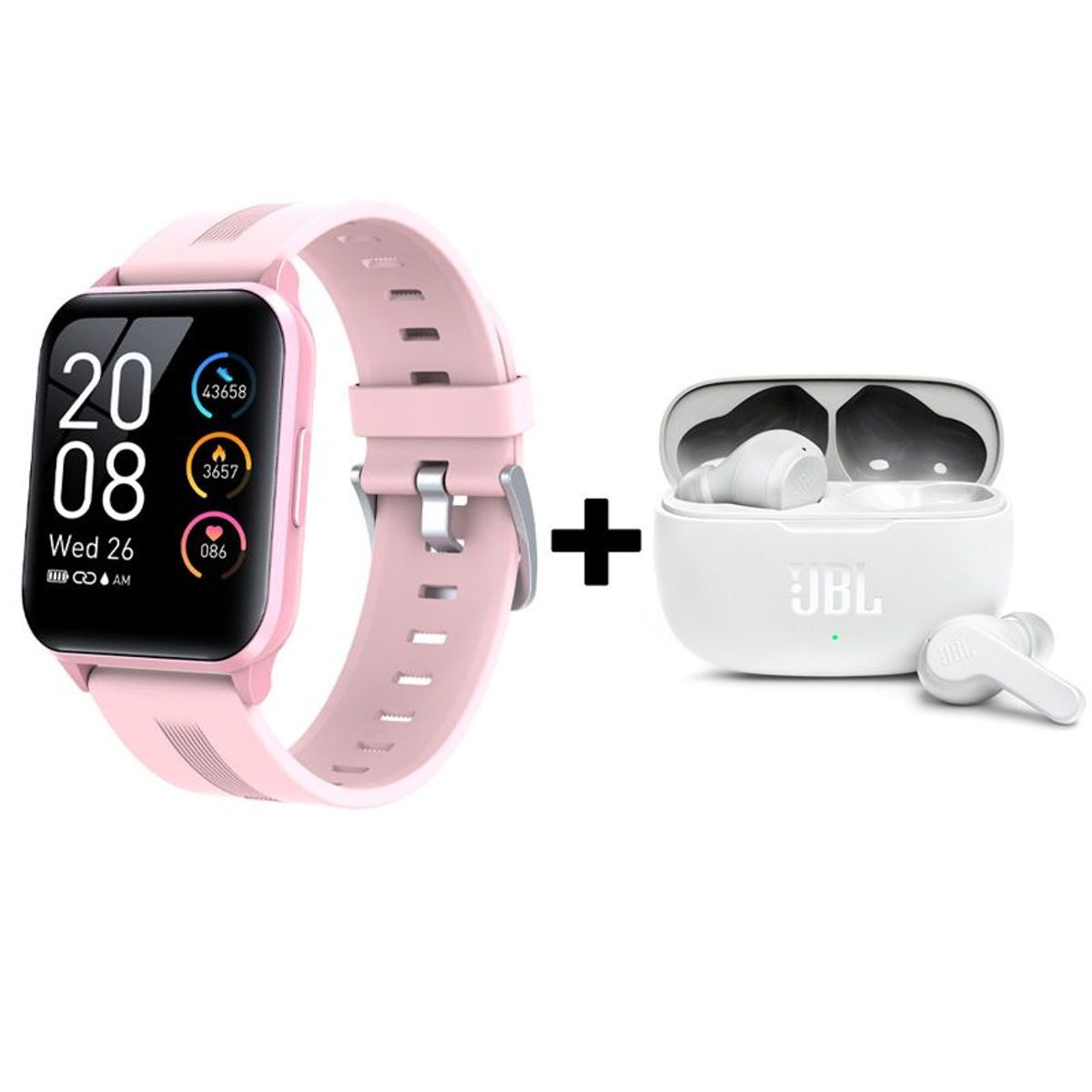 JBL - Audifonos bluetooth JBL WAVE200TWS y Y79 Reloj inteligente