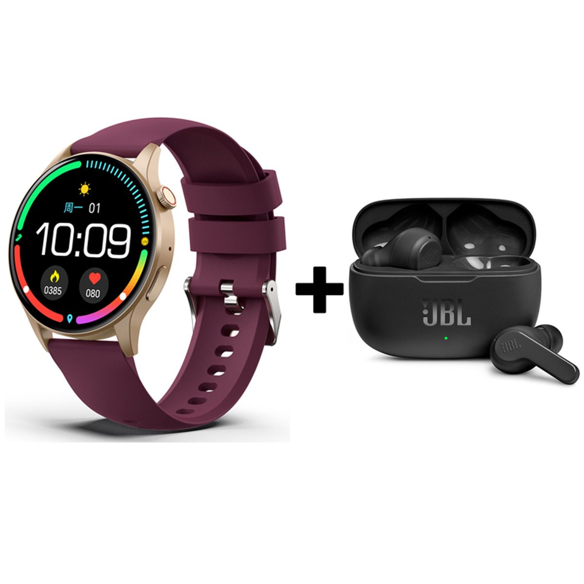 JBL - Audifonos bluetooth JBL WAVE200TWS y Y85 Reloj inteligente