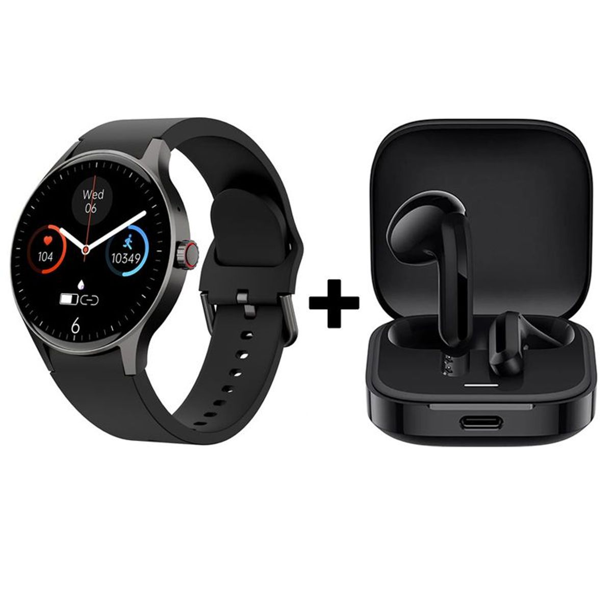 REDMI - Audifonos bluetooth Xiaomi Redmi Buds 6 Active y Y80 Reloj inteligente