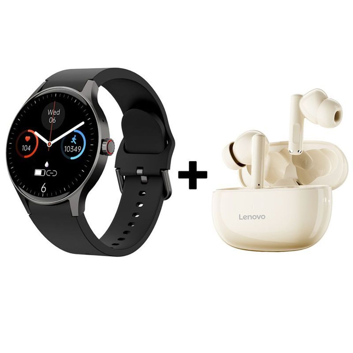 LENOVO - Audifonos bluetooth Lenovo TA210 y Y80 Reloj inteligente
