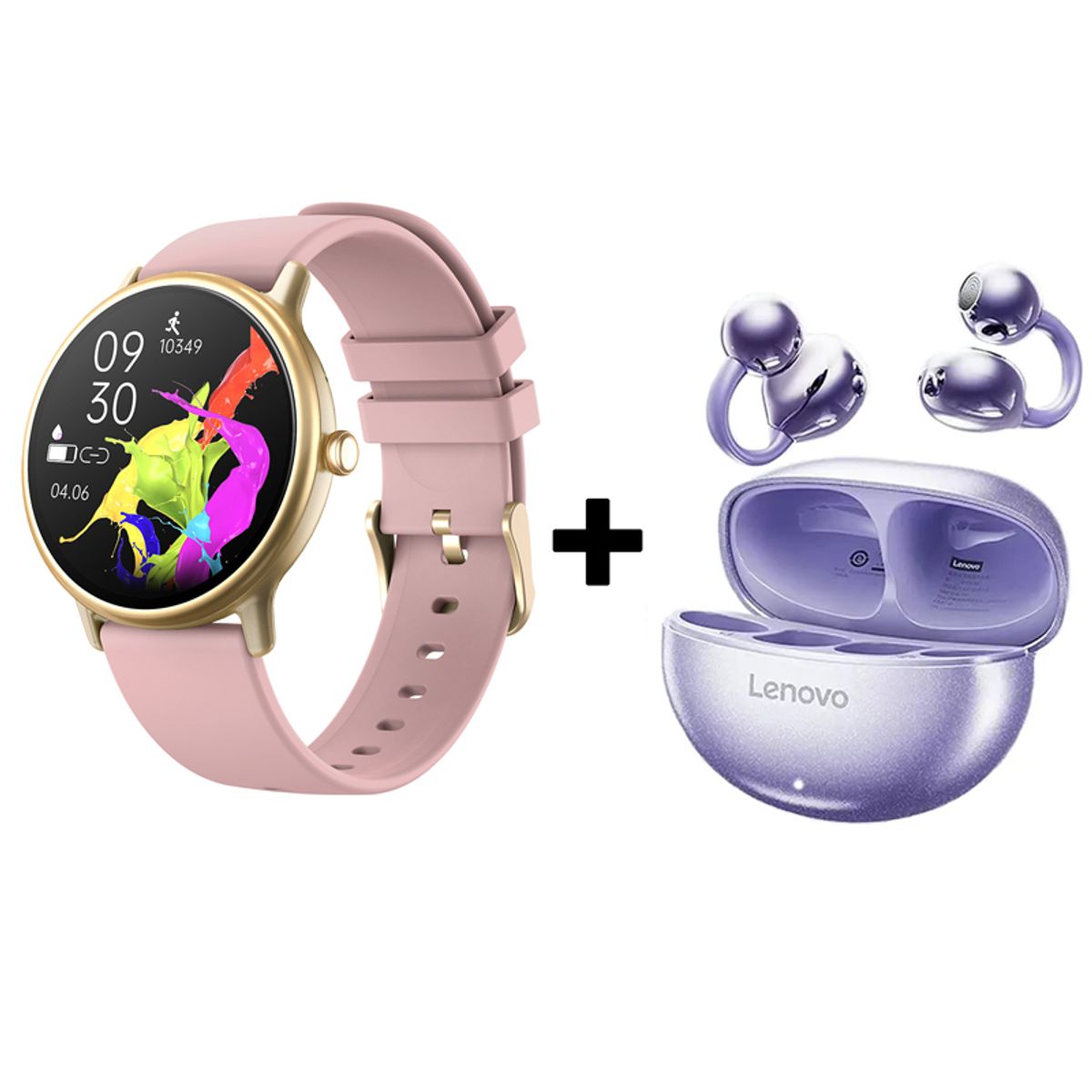 LENOVO - Audifonos bluetooth Lenovo TA410 y Y86 Reloj inteligente