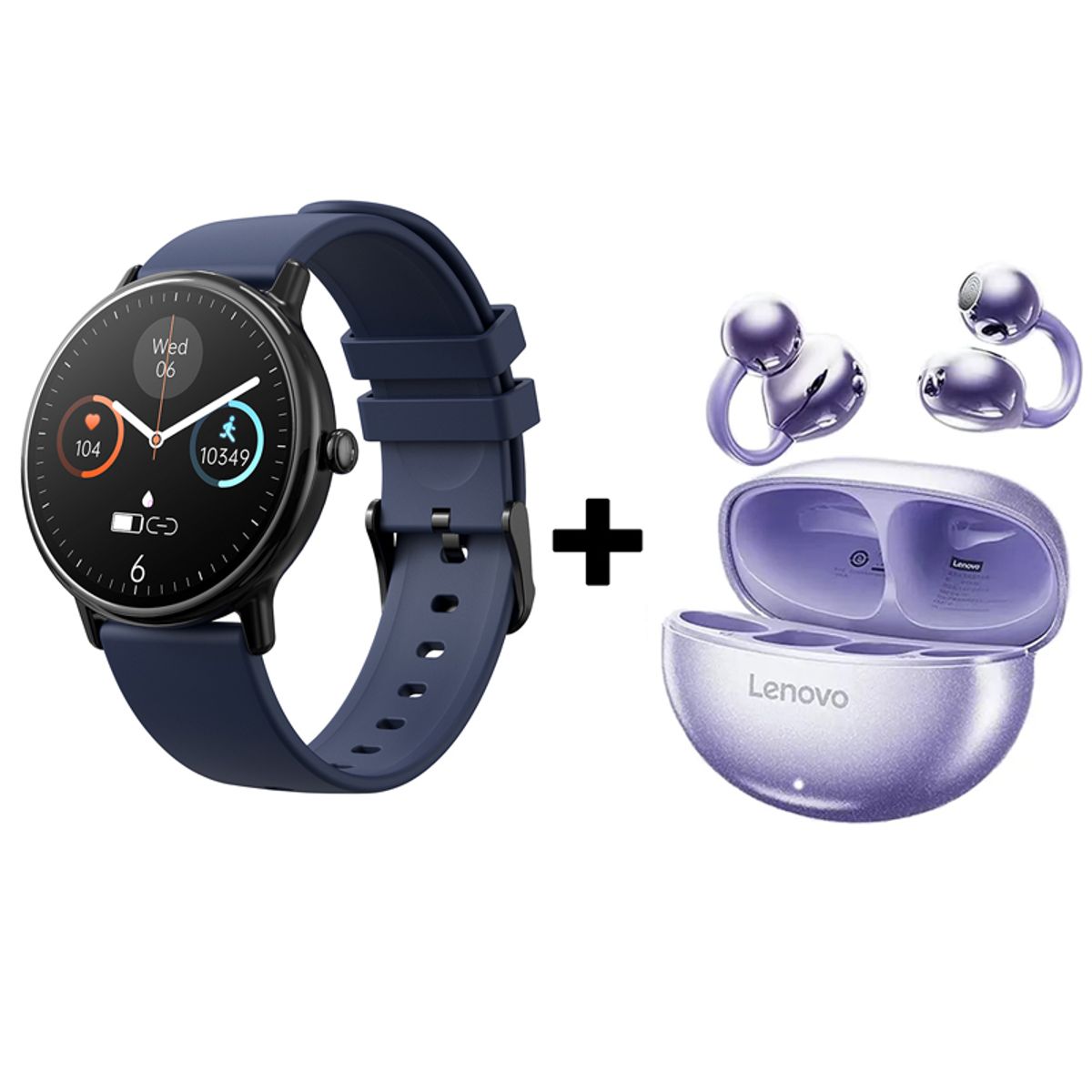 LENOVO - Audifonos bluetooth Lenovo TA410 y Y86 Reloj inteligente