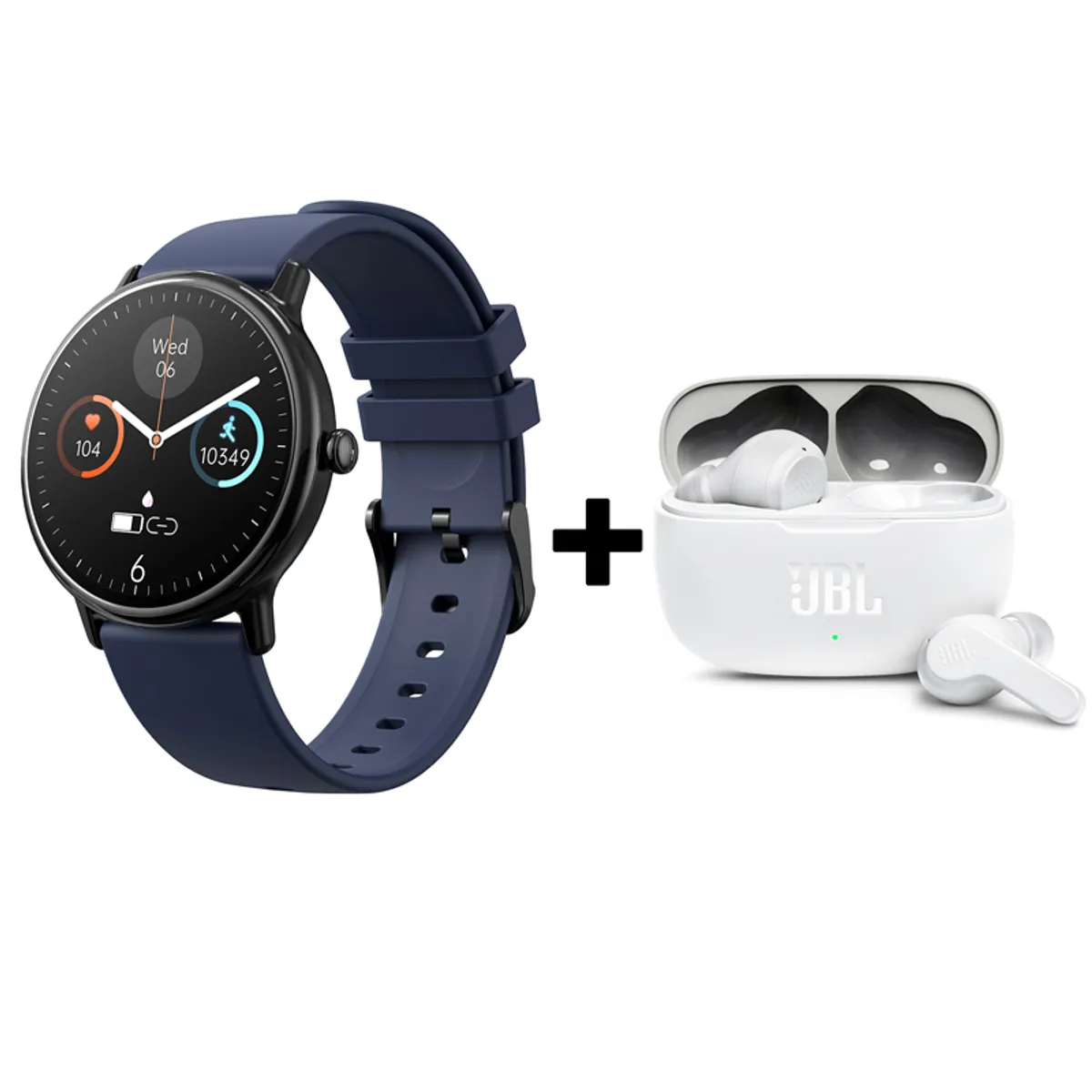 JBL - Audifonos bluetooth JBL WAVE200TWS y Y86 Reloj inteligente