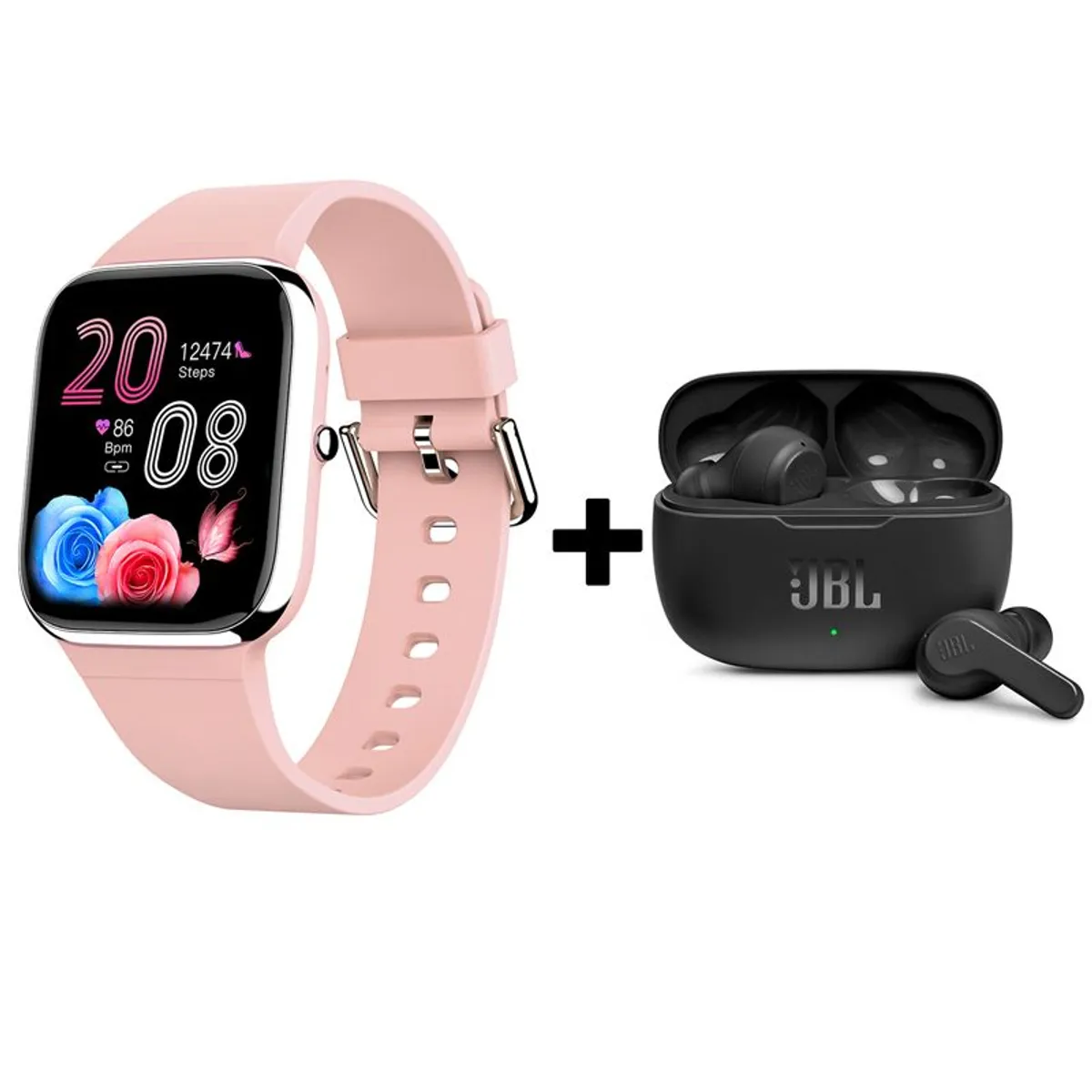 JBL - Audifonos bluetooth JBL WAVE200TWS y Y9Pro Reloj inteligente