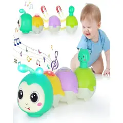 GENERICO - Juguete Para Gatear bebe Interactivo Musical De Oruga