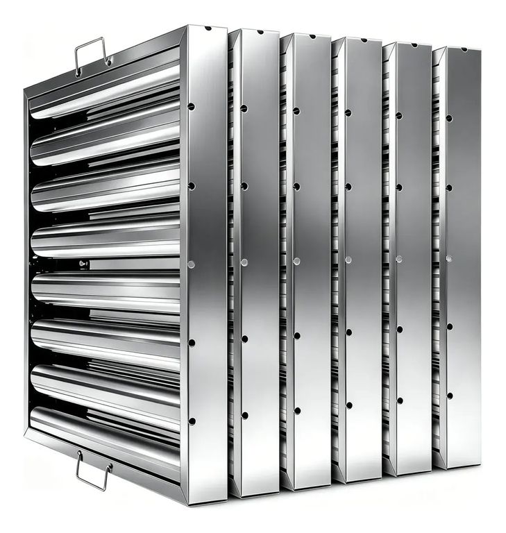 KUANGYE Filtro Para Campana Industrial 50x50 Para Fabricacion 6pzs