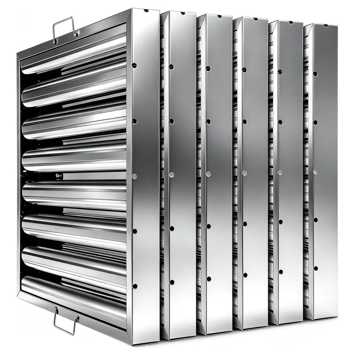 KUANGYE - Filtro Para Campana Industrial 50x50 Para Fabricacion 6pzs