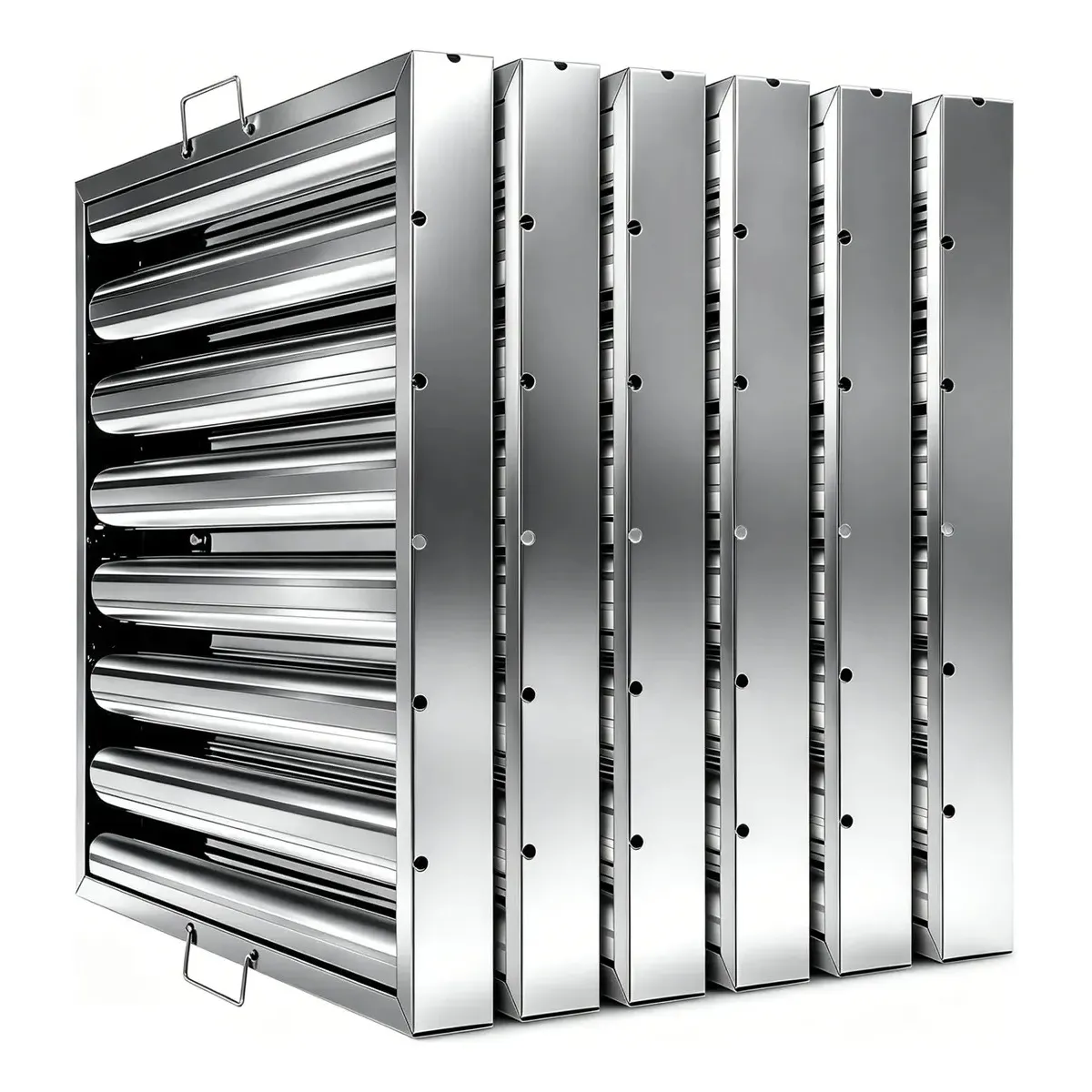 KUANGYE - Filtro Para Campana Industrial 50x50 Para Fabricacion 6pzs