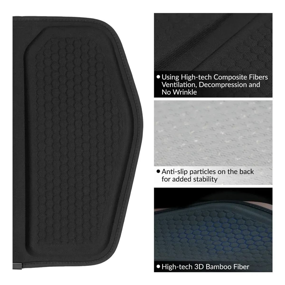 KUANGYE - Cojín Para Asiento De Auto Con Memory Foam Universal