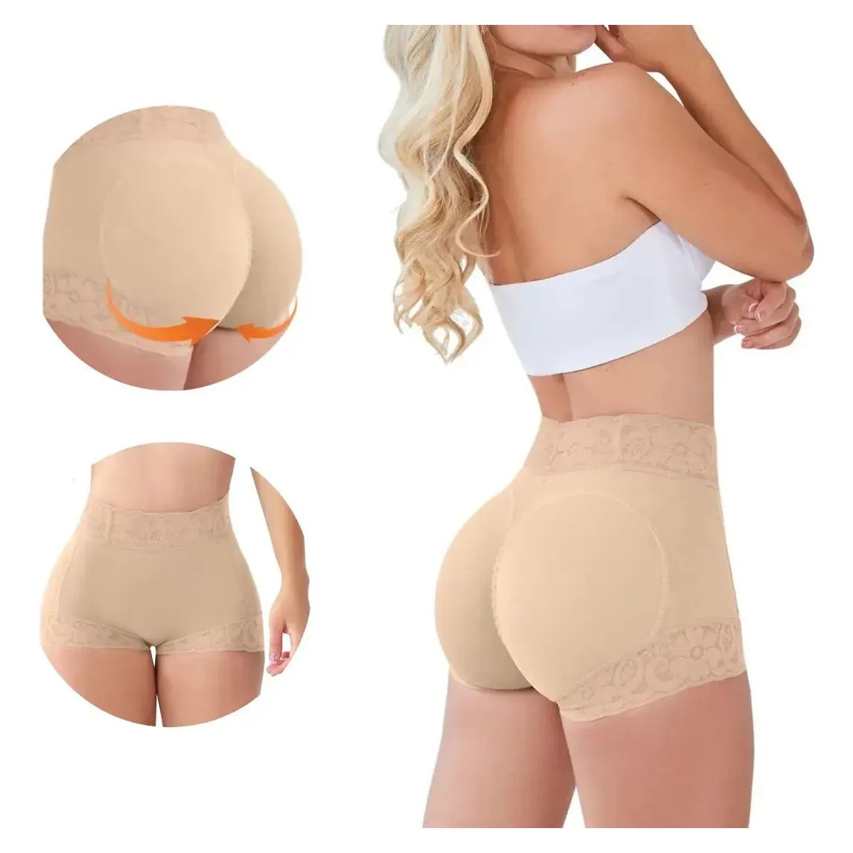EINICIO - Pantalones Moldeadores Y Levantadores De Glúteos Para Mujer-L