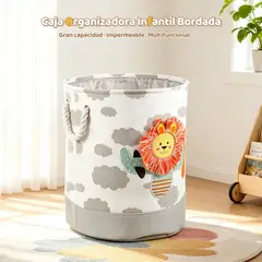 ZSPK - Caja Organizadora Infantil de Tela- Canasto para Juguetes y Ropa Bebé