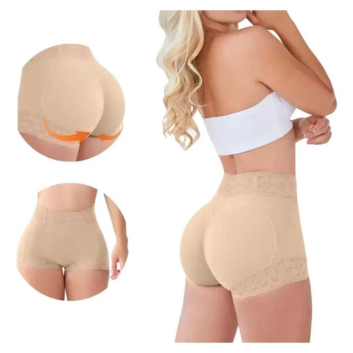 EINICIO - Pantalones Moldeadores Y Levantadores De Glúteos Para Mujer-XL