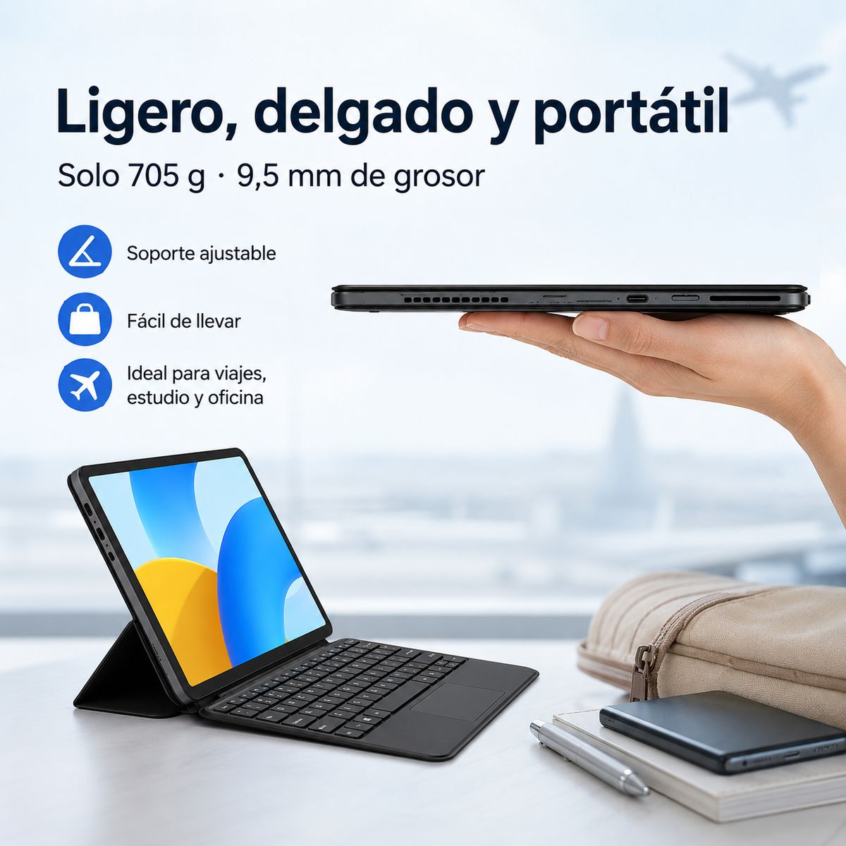 ACER - Notebook Acer 2 en 1 A525 (N150/16 GB/512 GB) Negro