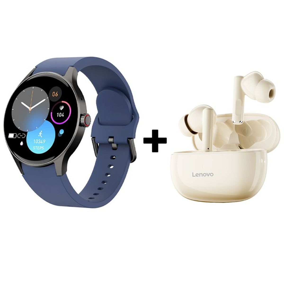 LENOVO - Audifonos bluetooth Lenovo TA210 y Y80 Reloj inteligente