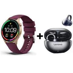 LENOVO - Audifonos bluetooth TA410 y Y85 Reloj inteligente