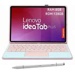 LENOVO - Tablet Idea Tab Plus 8GB+128GB WiFi 12.1 Verde+Teclado Rosa+Lápiz táctil