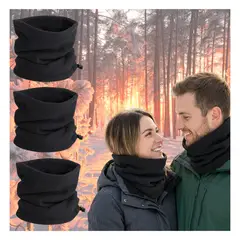 EKOL TACTICA MILITAR - Pack 3 Cuellos Polar Suaves Calentadores Cómodos Unisex