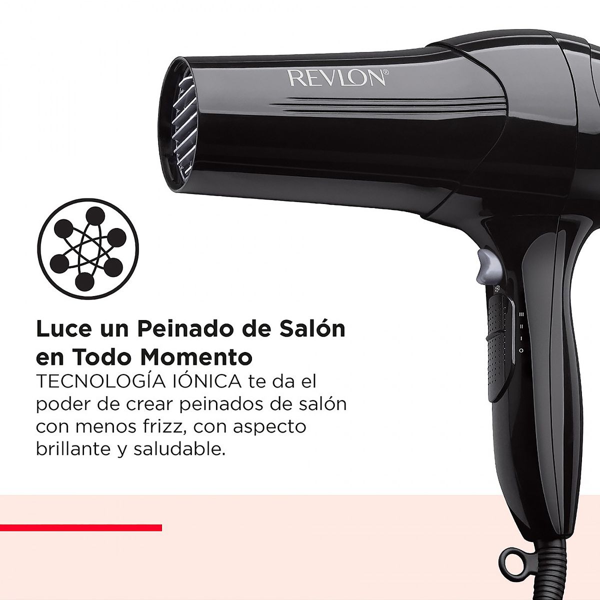 REVLON - REVLON SECADOR CONTROL FRIZZ NEGRO RVDR773LA2