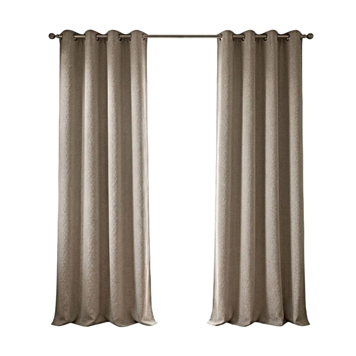 GENERICO - PACK CORTINAS BLACKOUT 230X140 ELEGANCIA Y CONFORT BEIGE