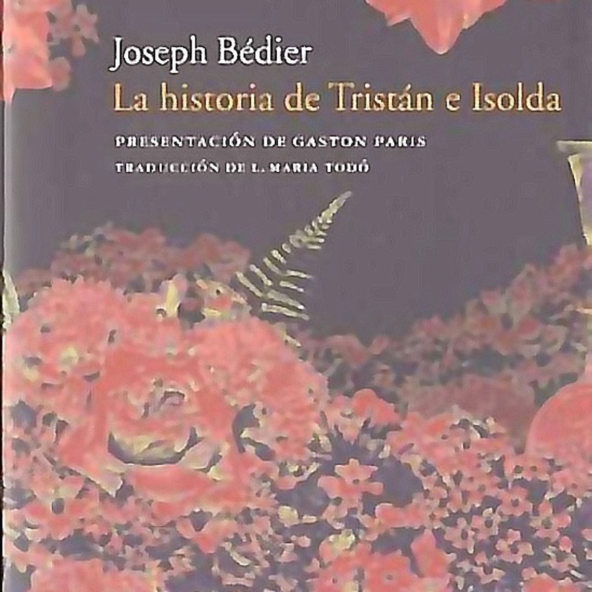 GENERICO - Libro La Historia De Tristán E Isolda - Joseph Bédier