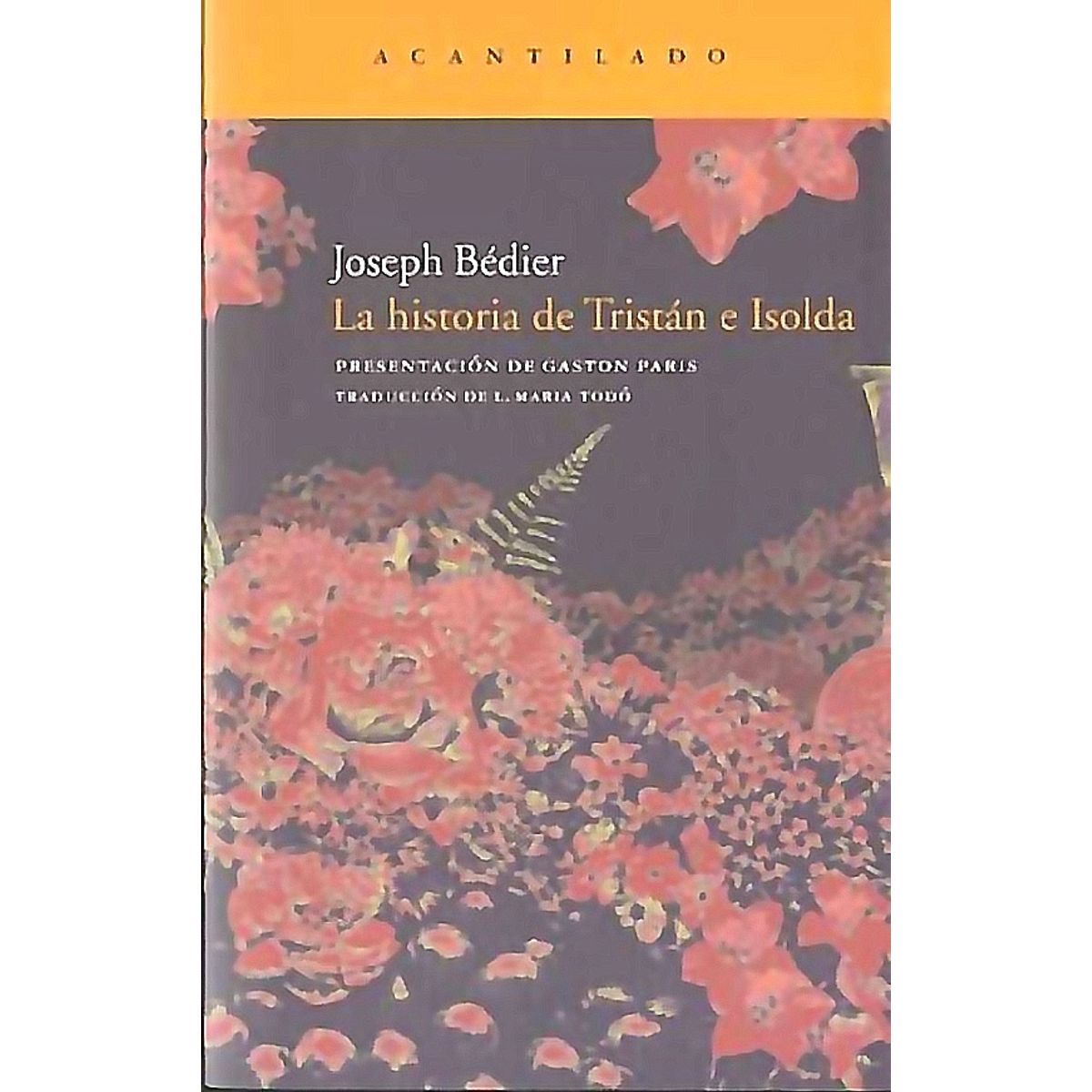 GENERICO - Libro La Historia De Tristán E Isolda - Joseph Bédier