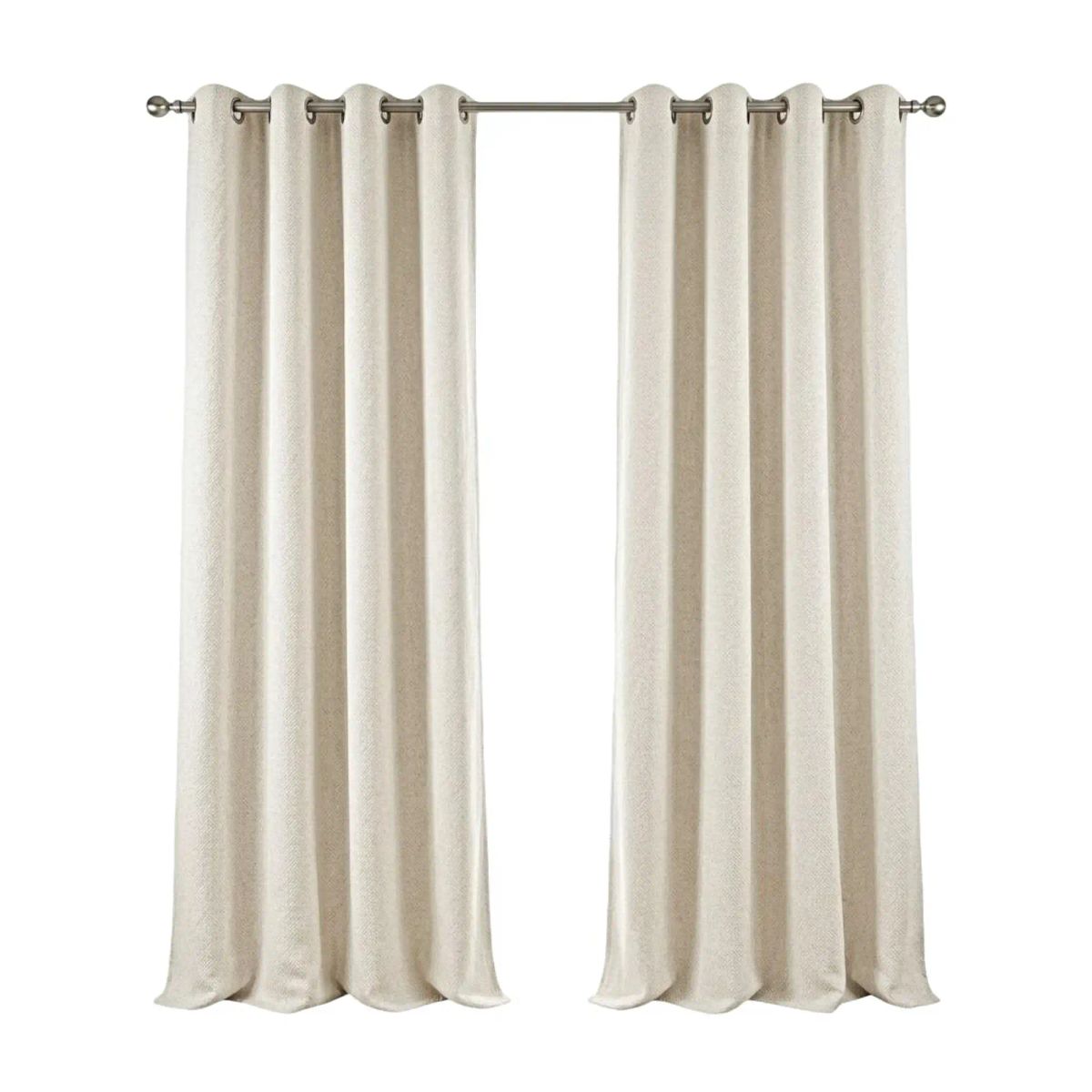 GENERICO - CORTINAS BLACKOUT PREMIUM DE TELA  BEIGE CLARO