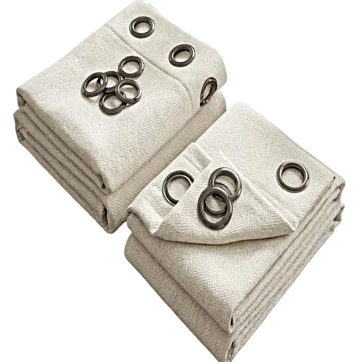GENERICO - CORTINAS BLACKOUT PREMIUM DE TELA  BEIGE CLARO