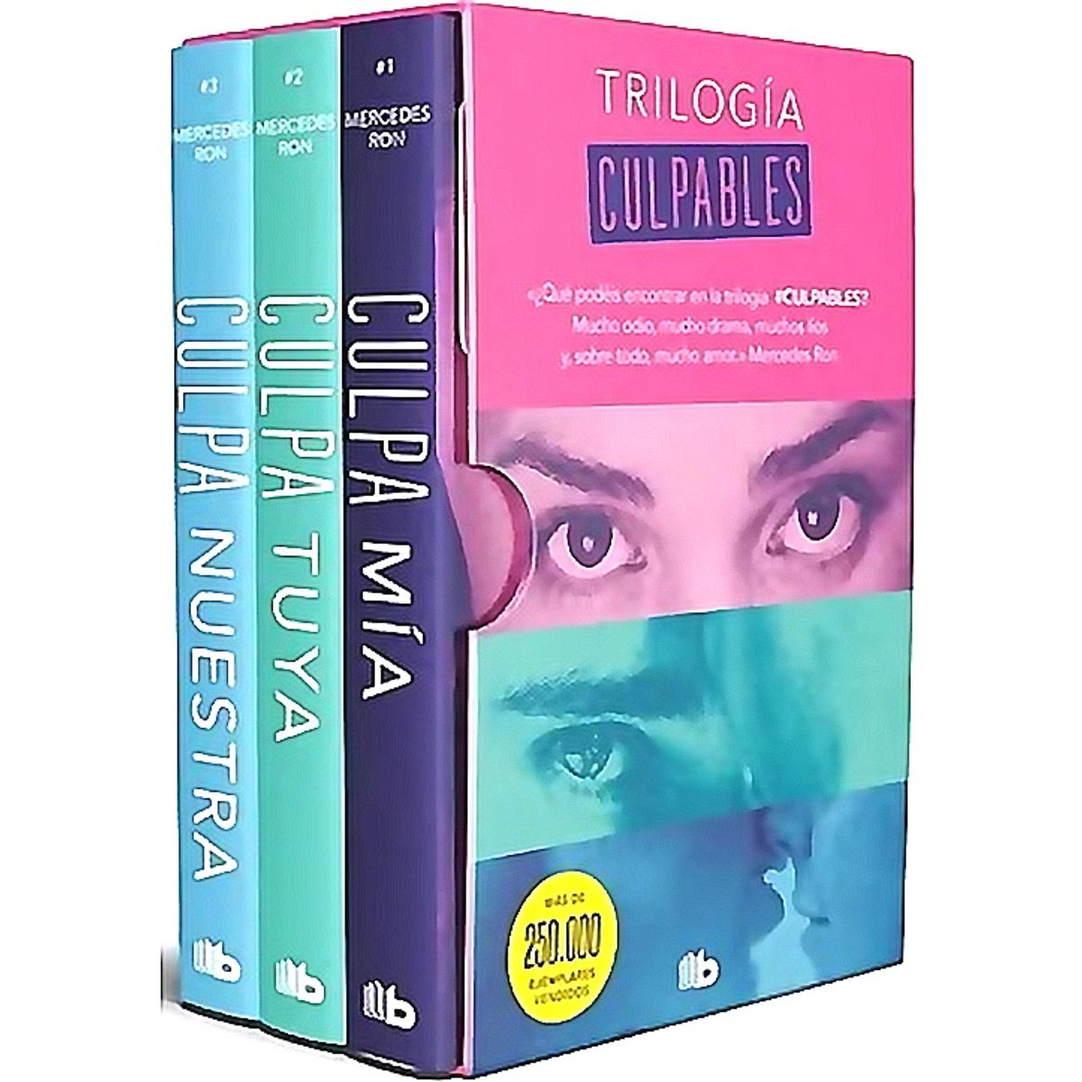 B DE BOLSILLO - Libro Estuche Trilogía Culpables (Culpables) - Mercedes Ron
