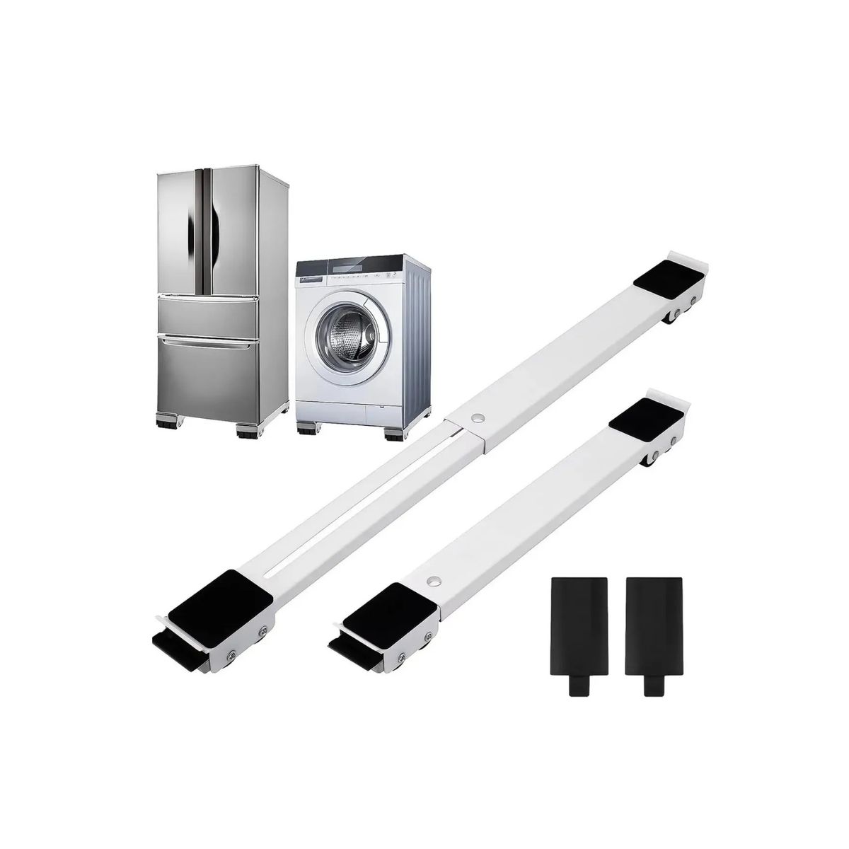 GENERICO - Soporte Base Movible Ajustable Para Lavadora Y Refrigerador 500lb