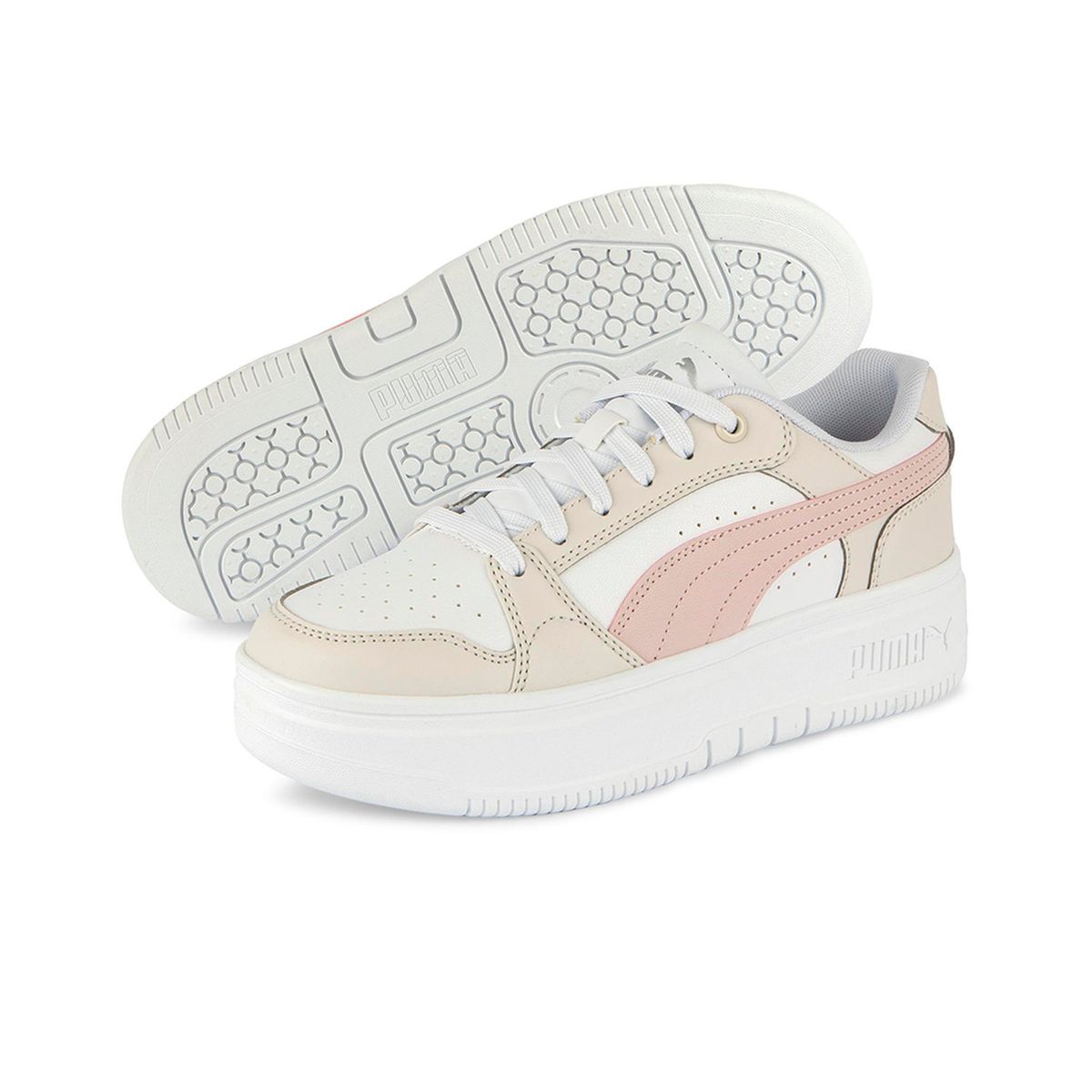 PUMA - Zapatillas Urbanas Mujer Puma Rebound Femme Low Blanco