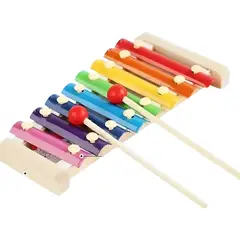 GENERICO - Set De 8 Instrumentos Musicales Juguete De Madera