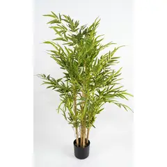 WAKESHOME - Planta decorativa artificial bambú japones 1,2MTS