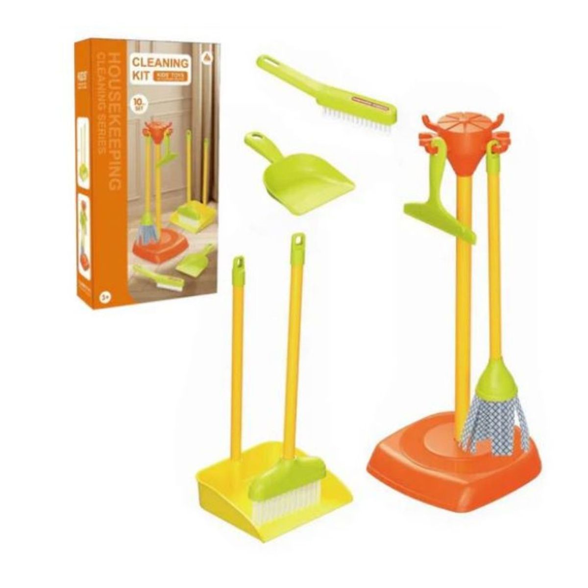 GENERICO - Set De Limpieza Juguete Niños Mi Pequeño Ayudante 10 Piezas