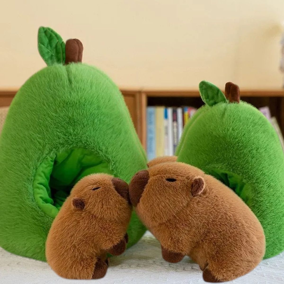 GENERICO - Peluche De Capibara diseño en Palta de 35 Cm Suave