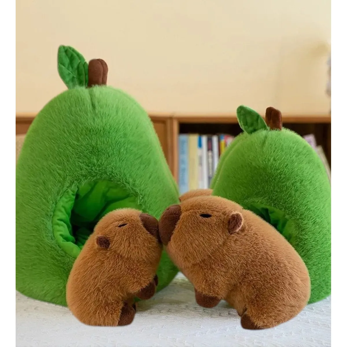 GENERICO - Peluche De Capibara diseño en Palta de 35 Cm Suave