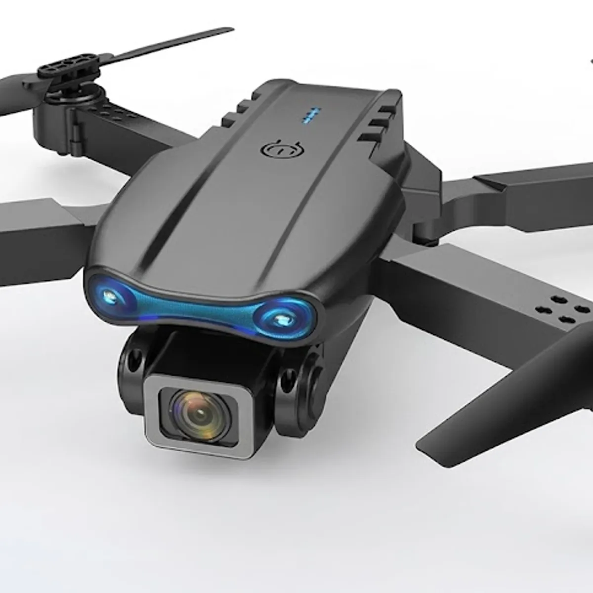 GENERICO - Dron Plegable E99 con cámara para principiantes color Negro