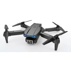 GENERICO - Dron Plegable E99 con cámara para principiantes color Negro