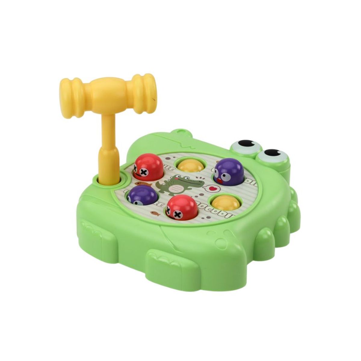GENERICO - Juego Cocodrilo de Coordinacion Didactico Martillo Montessori
