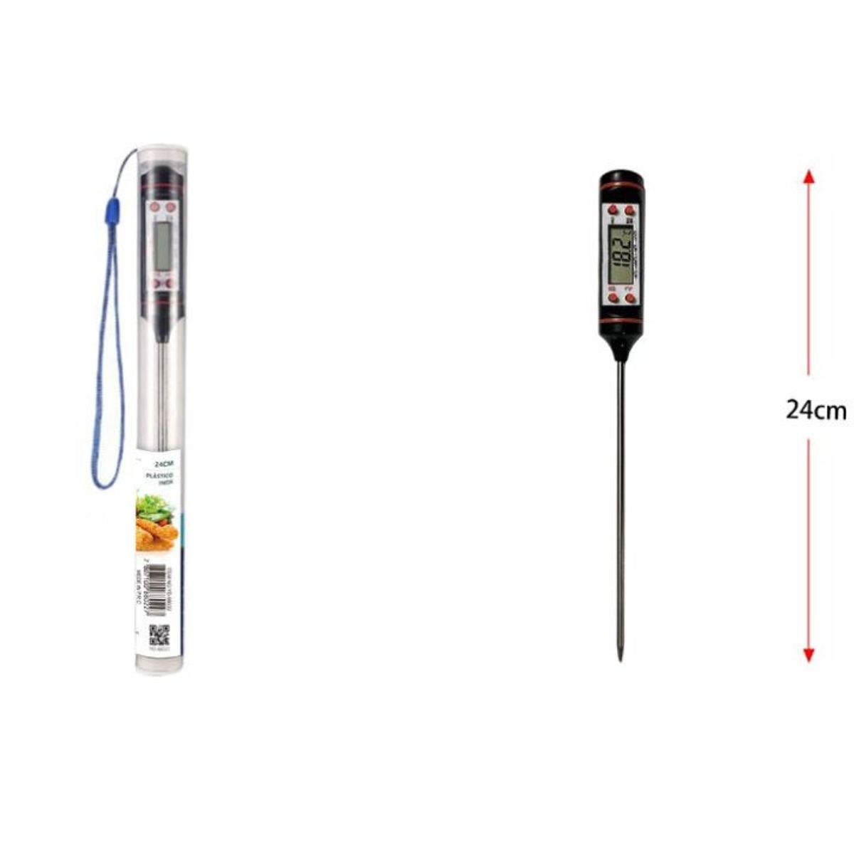 GENERICO - Termómetro De Cocina Con Sonda - 24cm, 1 PCS