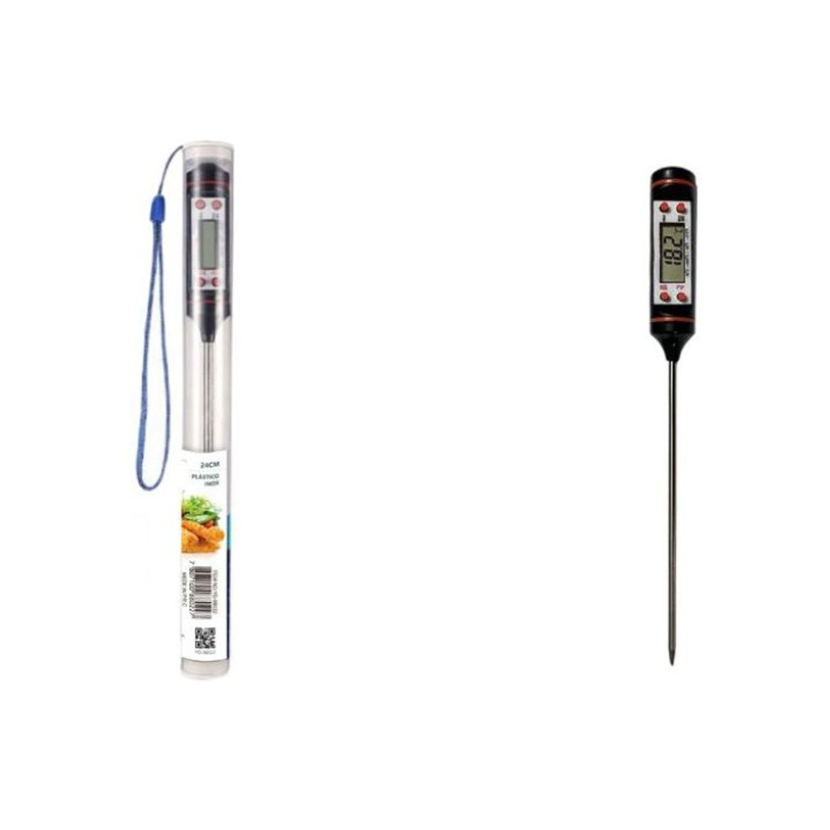 GENERICO - Termómetro De Cocina Con Sonda - 24cm, 1 PCS